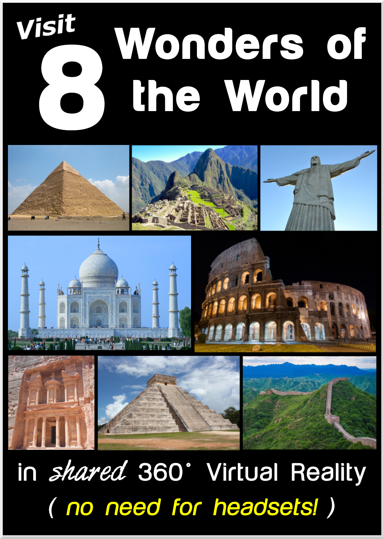 Visit 8 Wonders of the World